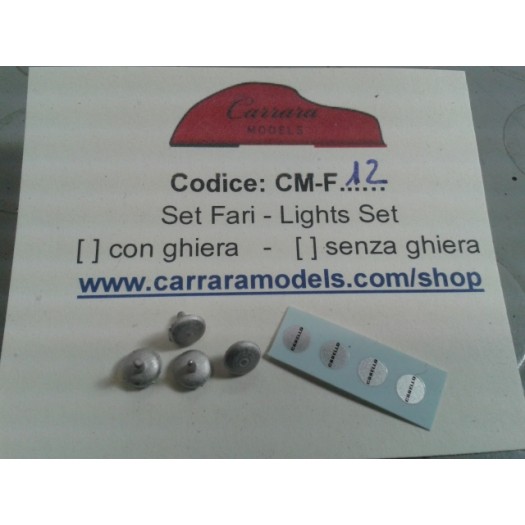 CM-F12 n° 4 Fari supplementari di 5 mm con decals carello 